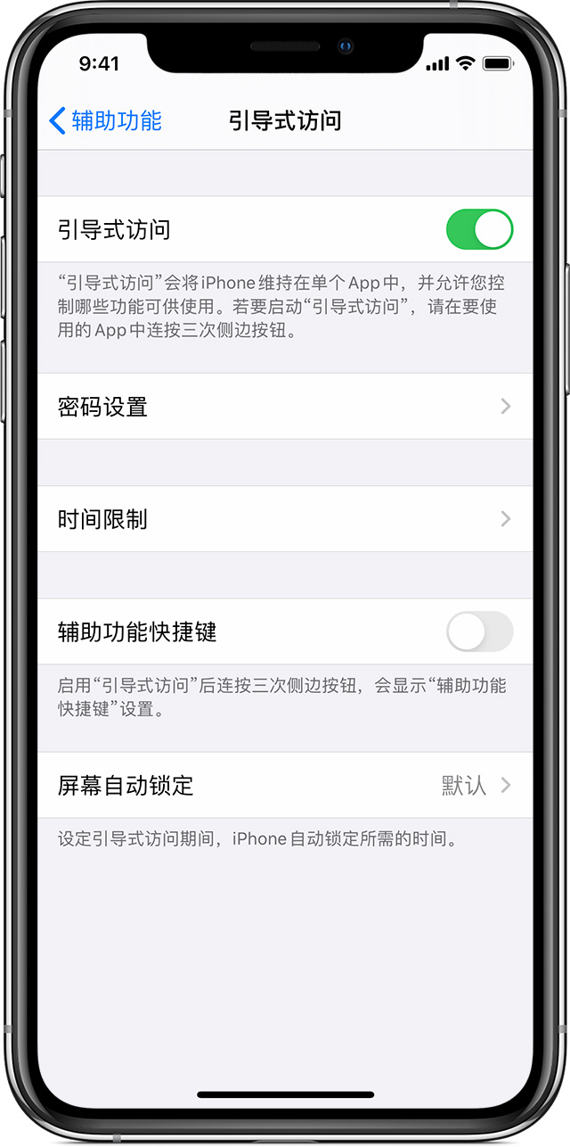 翁牛特苹果手机维修分享如何在 iPhone 上退出引导式访问 