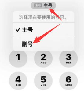 翁牛特苹果14维修店分享iPhone 14 Pro Max使用副卡打电话的方法 